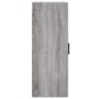 Sonoma gray engineered wood wall cabinet 34.5x34x90 cm by vidaXL, Sideboards - Ref: Foro24-830522, Price: 35,36 €, Discount: %