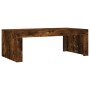 Mesa de centro madera de ingeniería roble ahumado 102x50x36 cm de vidaXL, Mesas de centro - Ref: Foro24-823371, Precio: 45,01...