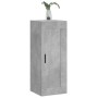 Armario de pared madera ingeniería gris hormigón 34,5x34x90 cm de vidaXL, Aparadores - Ref: Foro24-830520, Precio: 46,57 €, D...