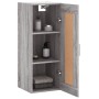 Sonoma gray engineered wood wall cabinet 34.5x34x90 cm by vidaXL, Sideboards - Ref: Foro24-830514, Price: 36,48 €, Discount: %