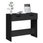 Mesa consola madera de ingeniería negro 90x36x75 cm de vidaXL, Mesas auxiliares - Ref: Foro24-811332, Precio: 61,53 €, Descue...