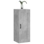 Armario de pared madera ingeniería gris hormigón 34,5x34x90 cm de vidaXL, Aparadores - Ref: Foro24-830504, Precio: 46,28 €, D...