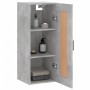 Armario de pared madera ingeniería gris hormigón 34,5x34x90 cm de vidaXL, Aparadores - Ref: Foro24-830504, Precio: 46,28 €, D...