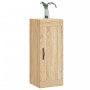 Armario de pared madera ingeniería roble Sonoma 34,5x34x90 cm de vidaXL, Aparadores - Ref: Foro24-830495, Precio: 37,62 €, De...