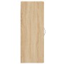 Sonoma oak engineered wood wall cabinet 34.5x34x90 cm by vidaXL, Sideboards - Ref: Foro24-830495, Price: 37,62 €, Discount: %