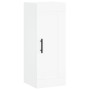 White engineered wood wall cabinet 34.5x34x90 cm by vidaXL, Sideboards - Ref: Foro24-830524, Price: 47,64 €, Discount: %