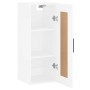 White engineered wood wall cabinet 34.5x34x90 cm by vidaXL, Sideboards - Ref: Foro24-830524, Price: 47,64 €, Discount: %