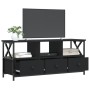 TV stand made of black iron and plywood wood, measuring 102x33x45 cm. by vidaXL, TV Furniture - Ref: Foro24-831788, Price: 80...