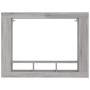 Mueble de TV madera de ingeniería gris Sonoma 152x22x113 cm de vidaXL, Armarios y almacenamiento - Ref: Foro24-833728, Precio...