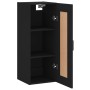 Armario de pared madera de ingeniería negro 34,5x34x90 cm de vidaXL, Aparadores - Ref: Foro24-830501, Precio: 48,13 €, Descue...