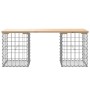 Gabion design garden bench solid pine wood 103x31x42 cm by vidaXL, garden benches - Ref: Foro24-834329, Price: 60,09 €, Disco...