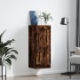 Smoked oak engineered wood wall cabinet 34.5x34x90 cm by vidaXL, Sideboards - Ref: Foro24-830529, Price: 46,36 €, Discount: %