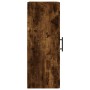 Smoked oak engineered wood wall cabinet 34.5x34x90 cm by vidaXL, Sideboards - Ref: Foro24-830529, Price: 46,36 €, Discount: %