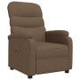 Sillón reclinable de tela marrón de vidaXL, Sillones - Ref: Foro24-321220, Precio: 214,99 €, Descuento: %