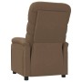 Sillón reclinable de tela marrón de vidaXL, Sillones - Ref: Foro24-321220, Precio: 214,99 €, Descuento: %