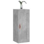 Armario de pared madera ingeniería gris hormigón 34,5x34x90 cm de vidaXL, Aparadores - Ref: Foro24-830480, Precio: 37,12 €, D...