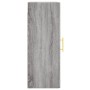 Armario de pared madera de ingeniería gris Sonoma 34,5x34x90 cm de vidaXL, Aparadores - Ref: Foro24-830490, Precio: 47,93 €, ...