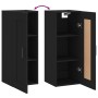 Armario de pared madera de ingeniería negro 34,5x34x90 cm de vidaXL, Aparadores - Ref: Foro24-830509, Precio: 49,44 €, Descue...