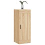 Armario de pared madera ingeniería roble Sonoma 34,5x34x90 cm de vidaXL, Aparadores - Ref: Foro24-830519, Precio: 34,21 €, De...