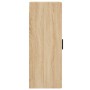 Armario de pared madera ingeniería roble Sonoma 34,5x34x90 cm de vidaXL, Aparadores - Ref: Foro24-830519, Precio: 34,21 €, De...