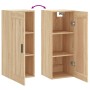 Armario de pared madera ingeniería roble Sonoma 34,5x34x90 cm de vidaXL, Aparadores - Ref: Foro24-830519, Precio: 34,21 €, De...