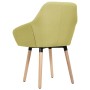 Dining chairs 2 units green fabric by vidaXL, dining chairs - Ref: Foro24-283464, Price: 178,48 €, Discount: %