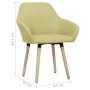 Dining chairs 2 units green fabric by vidaXL, dining chairs - Ref: Foro24-283464, Price: 178,48 €, Discount: %