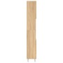 Armario de baño madera contrachapada roble Sonoma 30x30x190 cm de vidaXL, Tocadores de baño - Ref: Foro24-831535, Precio: 95,...