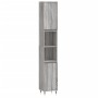 Sonoma gray plywood bathroom cabinet 30x30x190 cm by vidaXL, bathroom vanities - Ref: Foro24-831530, Price: 79,74 €, Discount: %