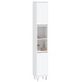 White plywood bathroom cabinet 30x30x190 cm by vidaXL, bathroom vanities - Ref: Foro24-831532, Price: 72,01 €, Discount: %