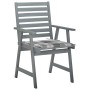 Garden dining chairs 8 units solid acacia wood with cushions by vidaXL, Garden chairs - Ref: Foro24-3078445, Price: 679,48 €,...