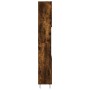 Armario de baño madera contrachapada roble ahumado 30x30x190 cm de vidaXL, Tocadores de baño - Ref: Foro24-831537, Precio: 74...