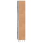 Armario de baño madera contrachapada gris Sonoma 30x30x190 cm de vidaXL, Tocadores de baño - Ref: Foro24-831538, Precio: 78,8...