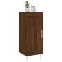 Oak brown engineered wood sideboard 34.5x34x90 cm by vidaXL, Sideboards - Ref: Foro24-830435, Price: 60,99 €, Discount: %