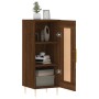 Oak brown engineered wood sideboard 34.5x34x90 cm by vidaXL, Sideboards - Ref: Foro24-830435, Price: 60,99 €, Discount: %