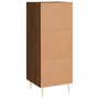 Oak brown engineered wood sideboard 34.5x34x90 cm by vidaXL, Sideboards - Ref: Foro24-830435, Price: 60,99 €, Discount: %