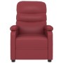 Sillón reclinable de cuero sintético rojo tinto de vidaXL, Sillones - Ref: Foro24-289686, Precio: 160,99 €, Descuento: %