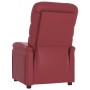 Sillón reclinable de cuero sintético rojo tinto de vidaXL, Sillones - Ref: Foro24-289686, Precio: 160,99 €, Descuento: %