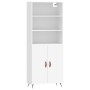 Tall white plywood sideboard 69.5x34x180 cm by vidaXL, Sideboards - Ref: Foro24-3189221, Price: 129,41 €, Discount: %