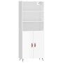 High glossy white plywood sideboard 69.5x34x180 cm by vidaXL, Sideboards - Ref: Foro24-3189223, Price: 130,49 €, Discount: %