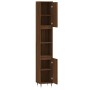 Brown oak plywood bathroom cabinet 30x30x190 cm by vidaXL, bathroom vanities - Ref: Foro24-831531, Price: 86,45 €, Discount: %