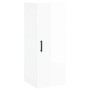 Glossy white wall cabinet 34.5x34x90 cm by vidaXL, Sideboards - Ref: Foro24-828862, Price: 49,77 €, Discount: %