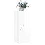 Glossy white wall cabinet 34.5x34x90 cm by vidaXL, Sideboards - Ref: Foro24-828862, Price: 49,77 €, Discount: %