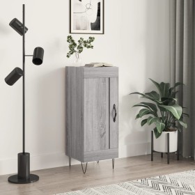 Sonoma gray engineered wood sideboard 34.5x34x90 cm by vidaXL, Sideboards - Ref: Foro24-830442, Price: 59,99 €, Discount: %