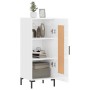 Glossy white plywood sideboard 34.5x34x90 cm by vidaXL, Sideboards - Ref: Foro24-830446, Price: 63,54 €, Discount: %