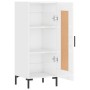 Glossy white plywood sideboard 34.5x34x90 cm by vidaXL, Sideboards - Ref: Foro24-830446, Price: 63,54 €, Discount: %