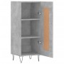 Aparador de madera contrachapada gris hormigón 34,5x34x90 cm de vidaXL, Aparadores - Ref: Foro24-830440, Precio: 54,30 €, Des...