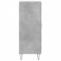 Aparador de madera contrachapada gris hormigón 34,5x34x90 cm de vidaXL, Aparadores - Ref: Foro24-830440, Precio: 54,30 €, Des...