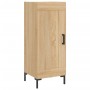 Aparador madera contrachapada color roble Sonoma 34,5x34x90 cm de vidaXL, Aparadores - Ref: Foro24-830447, Precio: 65,75 €, D...