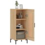 Aparador madera contrachapada color roble Sonoma 34,5x34x90 cm de vidaXL, Aparadores - Ref: Foro24-830447, Precio: 65,75 €, D...